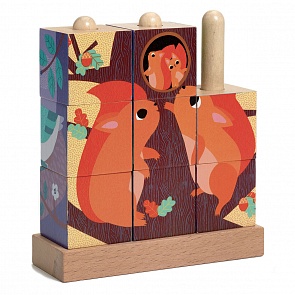 Пазл-кубики В лесу (Djeco, 01912)